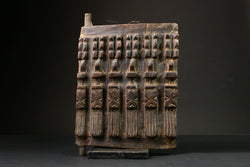 African Hand Dogon Door Unique Wooden Wall Hanging Art from Mali Authentic Tribal Decor Piece for Home Display - G1681