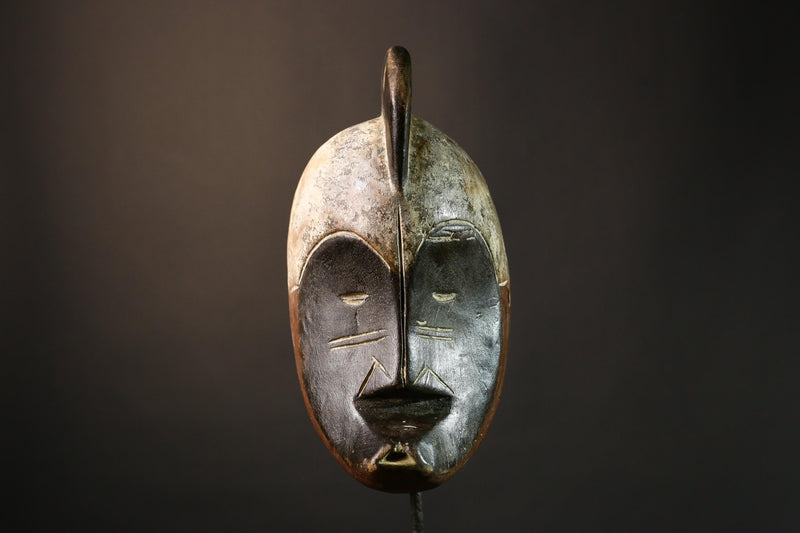 African mask Authentic Fang Ngil Mask | Unique Wall Decor | Handcrafted Art Collectible | Stunning African Cultural Piece - G3541