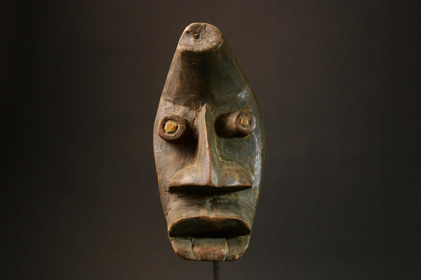 African mask Handmade Carved Wood Masks Unique Tribal Art from the Dan People Perfect for Home Decor Authentic Collectible Art Piece - 6380