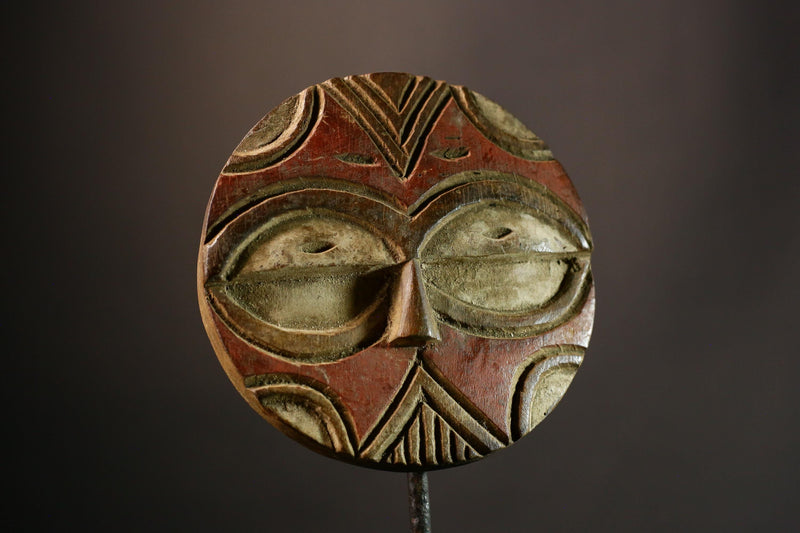 African mask Tribal Face Mask Authentic Bwa Sun Mask Art Handcrafted Mossi Decor from Burkina Faso Unique Cultural Piece - G3548