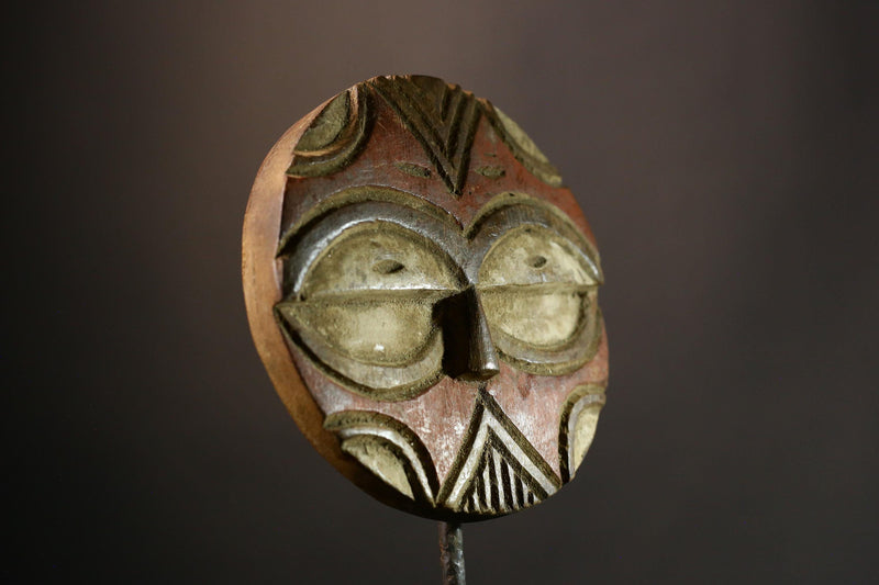 African mask Tribal Face Mask Authentic Bwa Sun Mask Art Handcrafted Mossi Decor from Burkina Faso Unique Cultural Piece - G3548