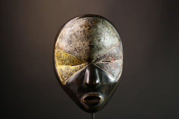 Authentic African Lega Muminia Mask | Traditional Tribal Face Art | Handcrafted Cultural Decor Piece | Unique Wall Hanging - G3544