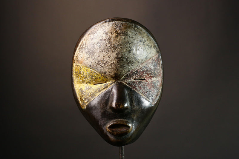 Authentic African Lega Muminia Mask | Traditional Tribal Face Art | Handcrafted Cultural Decor Piece | Unique Wall Hanging - G3544