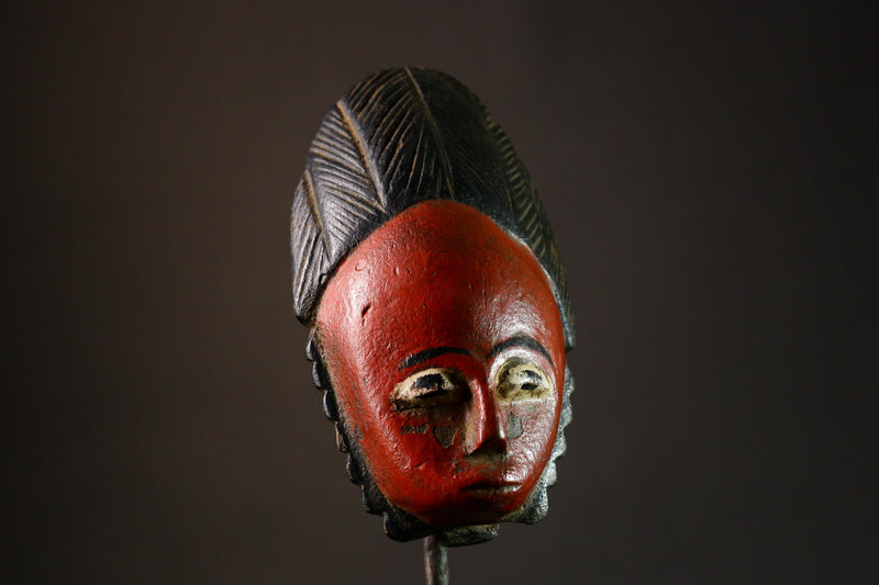 African Antique wood Hand Beautiful african mask Wood guro Masks for wall-G3302