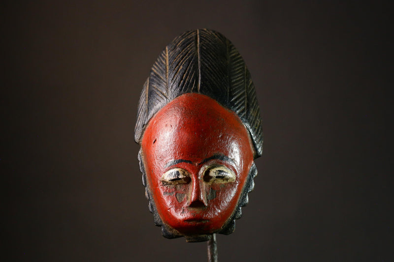 African Antique wood Hand Beautiful african mask Wood guro Masks for wall-G3302