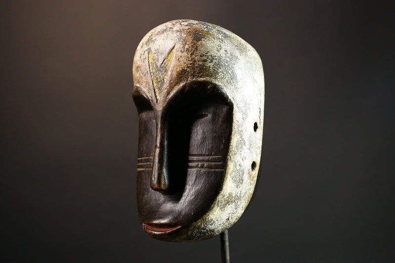 African Fang Tribal Mask and Statue from Cameroon and Equatorial Guinea - Authentic Art for Unique Home Decor and Cultural Connection-G3569