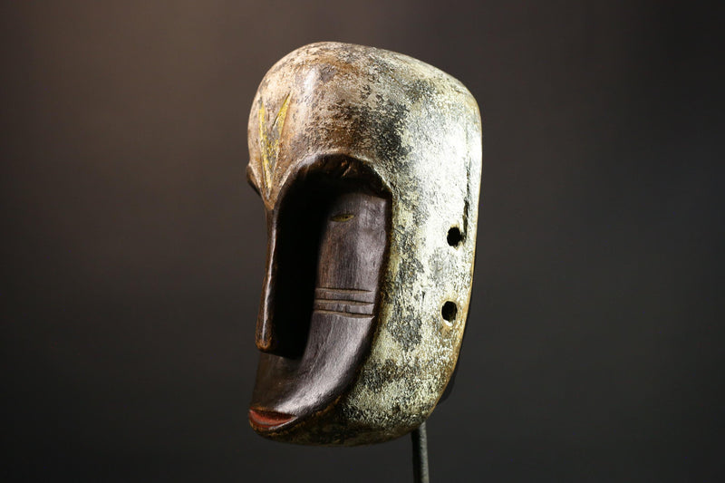 African Fang Tribal Mask and Statue from Cameroon and Equatorial Guinea - Authentic Art for Unique Home Decor and Cultural Connection-G3569