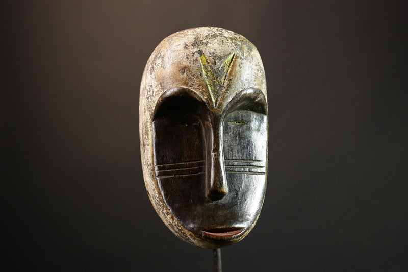 African Fang Tribal Mask and Statue from Cameroon and Equatorial Guinea - Authentic Art for Unique Home Decor and Cultural Connection-G3569