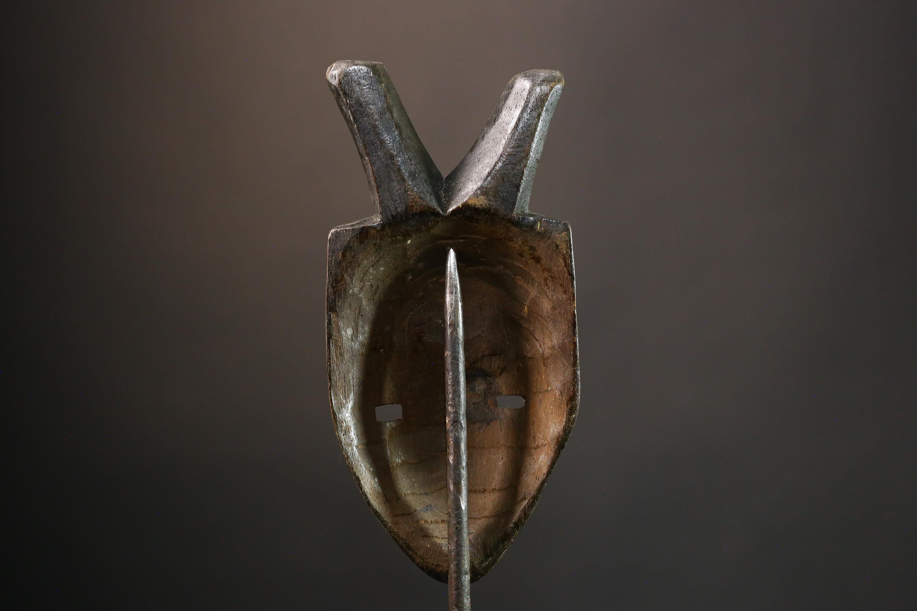 African Exquisite Fine Eastern Pende Mask | Unique Art from Democratic Republic of Congo | Collectible Decor-G3564