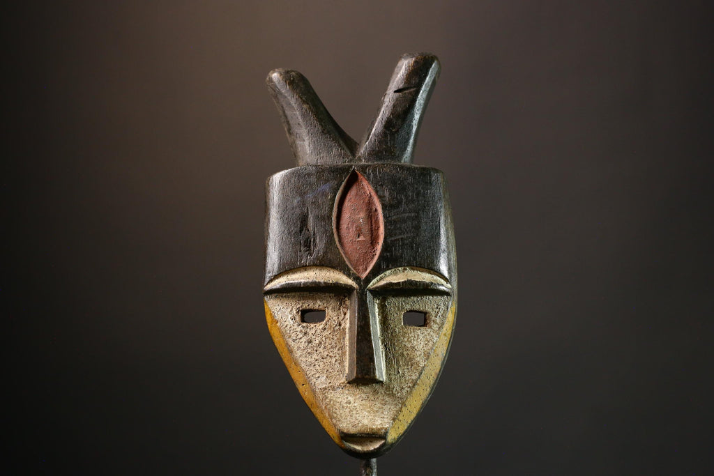 African Exquisite Fine Eastern Pende Mask | Unique Art from Democratic Republic of Congo | Collectible Decor-G3564