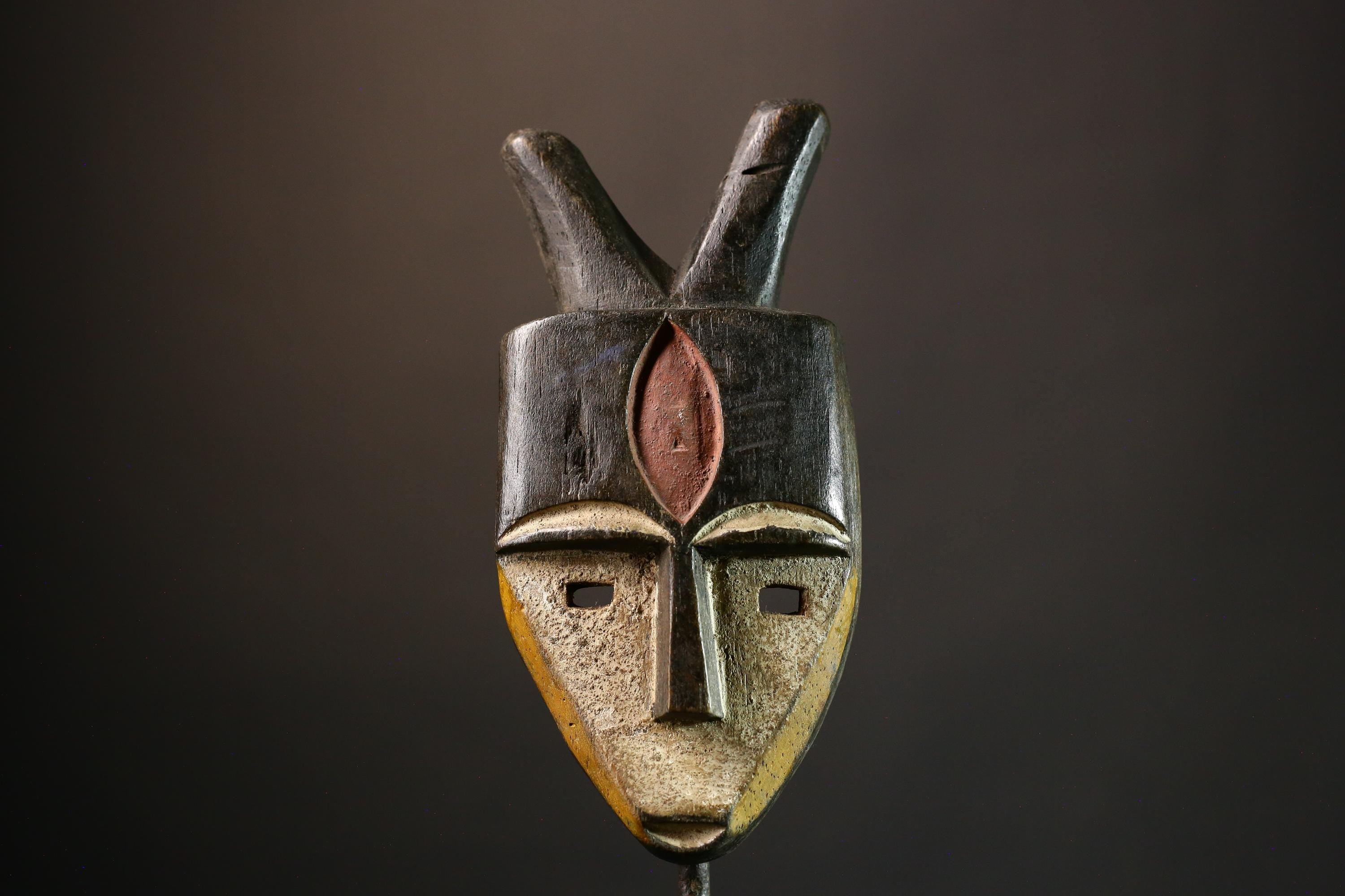 African Exquisite Fine Eastern Pende Mask | Unique Art from Democratic Republic of Congo | Collectible Decor-G3564