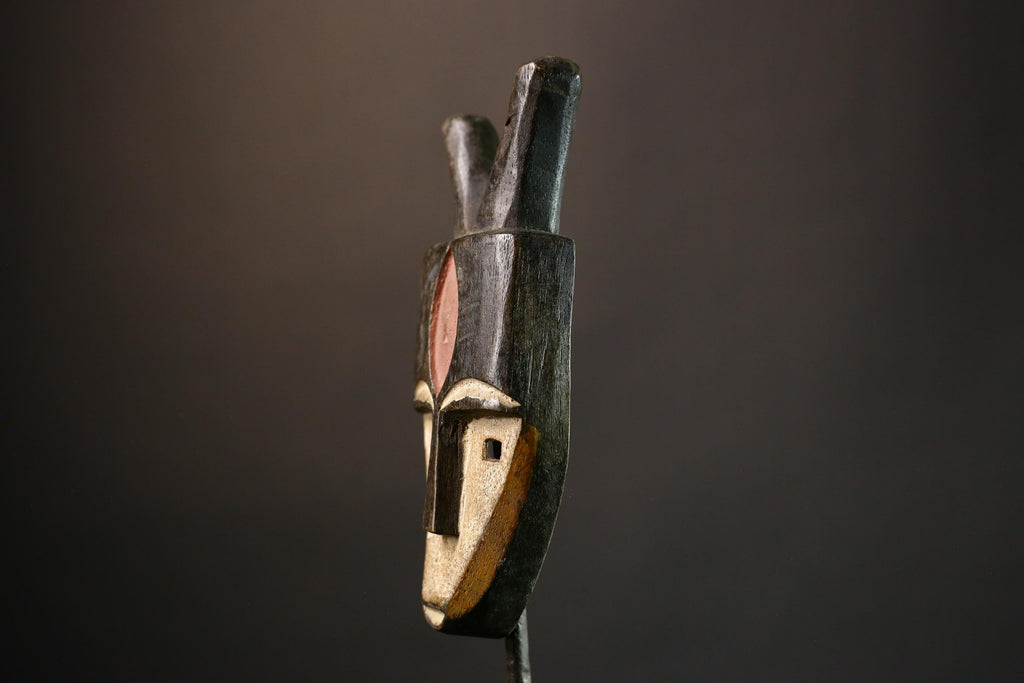 African Exquisite Fine Eastern Pende Mask | Unique Art from Democratic Republic of Congo | Collectible Decor-G3564