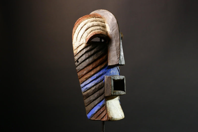 African Authentic Songye Kifwebe Mask Central African Tribal Art from Congo & Zambia Unique Decor G3563