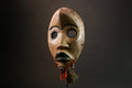 African Passport Mask | Hand-Carved Wooden Decor from Liberia | Unique Wall Art | Authentic Tribal Sculpture | G3325