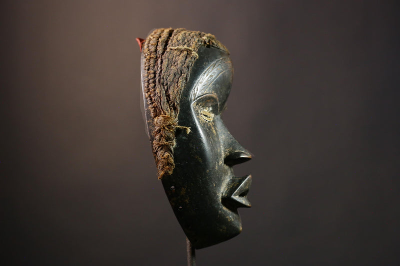 African Tribal Face Mask Antique Dan Mask Unique Wall Decor Piece Artisan Crafted for Home Decor and Cultural Enthusiasts-G1993