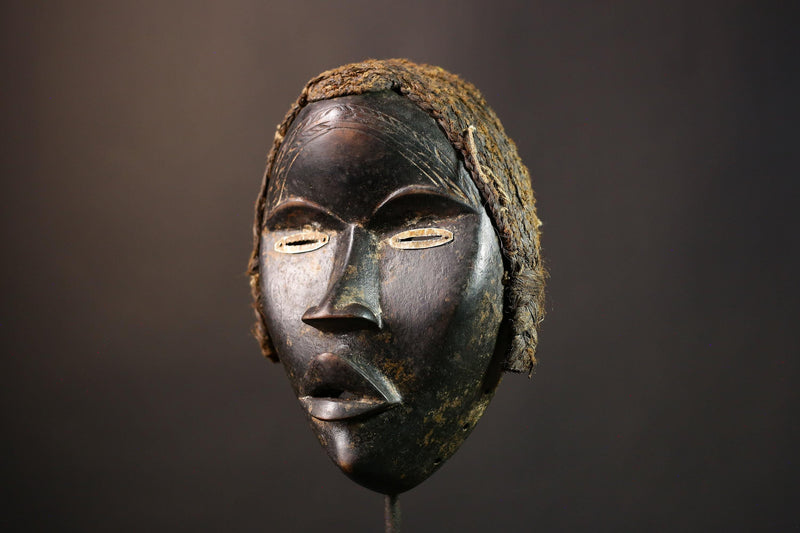 African Tribal Face Mask Antique Dan Mask Unique Wall Decor Piece Artisan Crafted for Home Decor and Cultural Enthusiasts-G1993