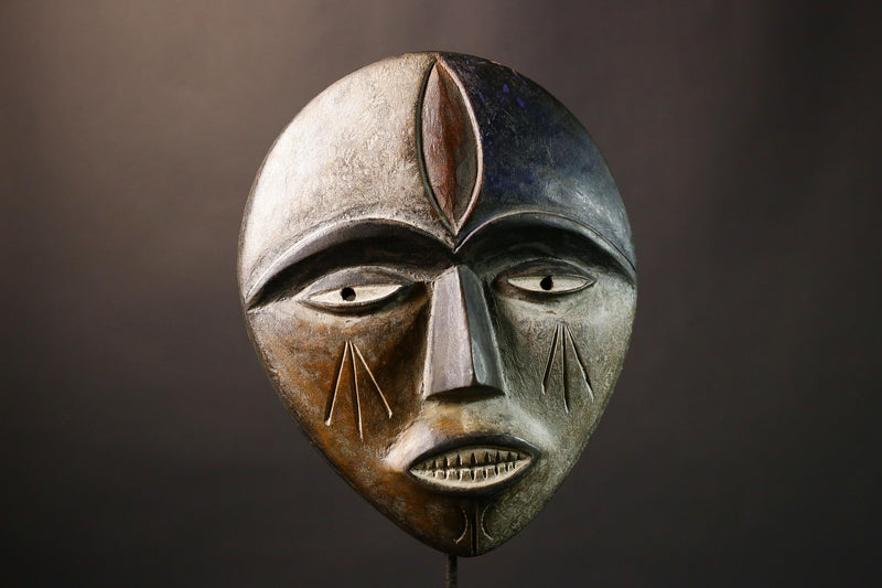 Authentic African Nigerian Igbo Wood Carved Spirit Mask Unique IGBO Tribal Masks for Exquisite Wall Art & Cultural Home Decor -G1986