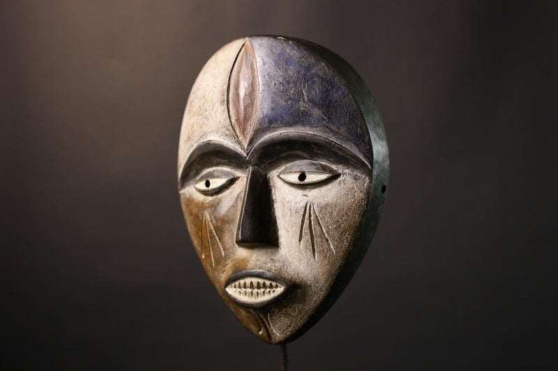 Authentic African Nigerian Igbo Wood Carved Spirit Mask Unique IGBO Tribal Masks for Exquisite Wall Art & Cultural Home Decor -G1986