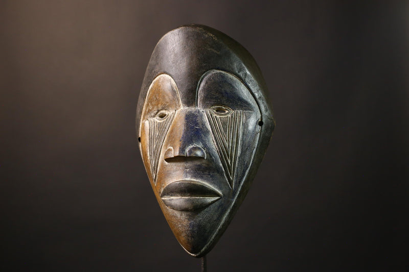 African Nigerian Igbo Handmade African Igbo Tribal Face Mask Unique Wooden Wall Hanging Art Authentic Decorative Piece -G1978