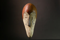 African mask Fang Mask Authentic Fang Ngil Mask - African Tribal Wall Art Decor, Handcrafted Cultural Sculpture-G1731