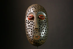 African Mask Lega African Mask Bwami Society Tribal Primitive Art for Home Decor- G3385