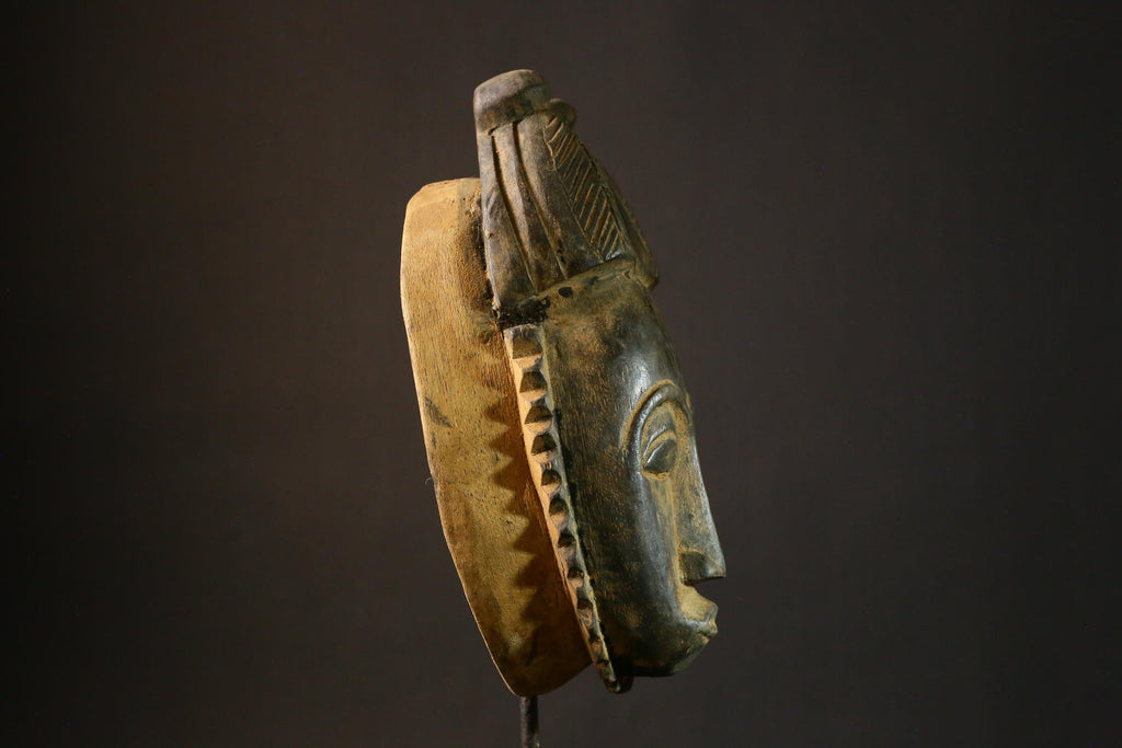 African masks Hand Carved Guro African Masks Wooden Wall Decor Home Collectible Art-G1829