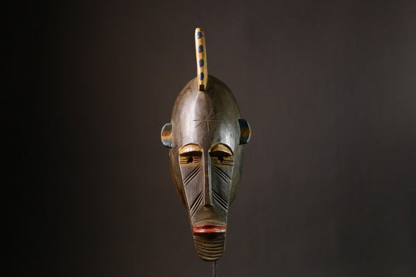 African mask Hand-Carved African Bambara Mask Tribal Art Ethnic Wall Decor Unique Sculpture G3398