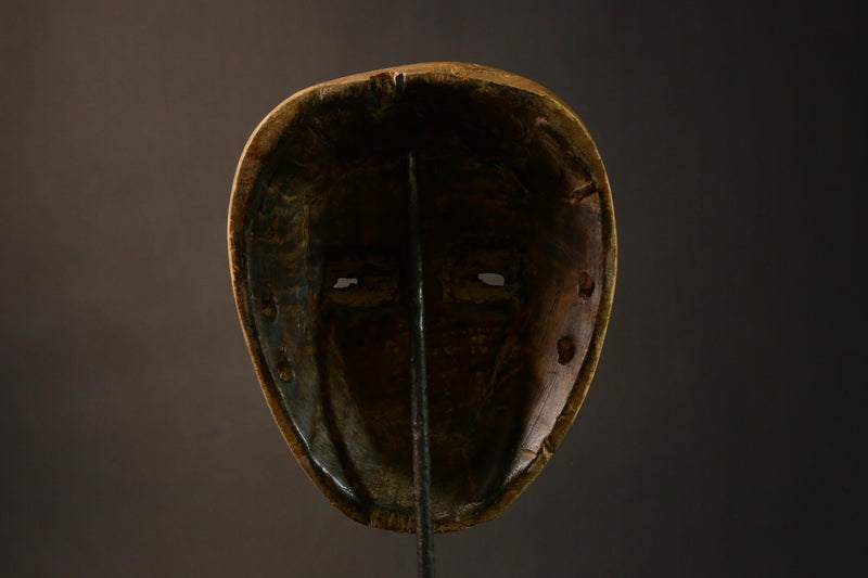 African Mask Hand Carved Lega Masks Tribal Wood Wall Art Unique Home Decor Authentic Cultural Collection Display Pieces-G3409