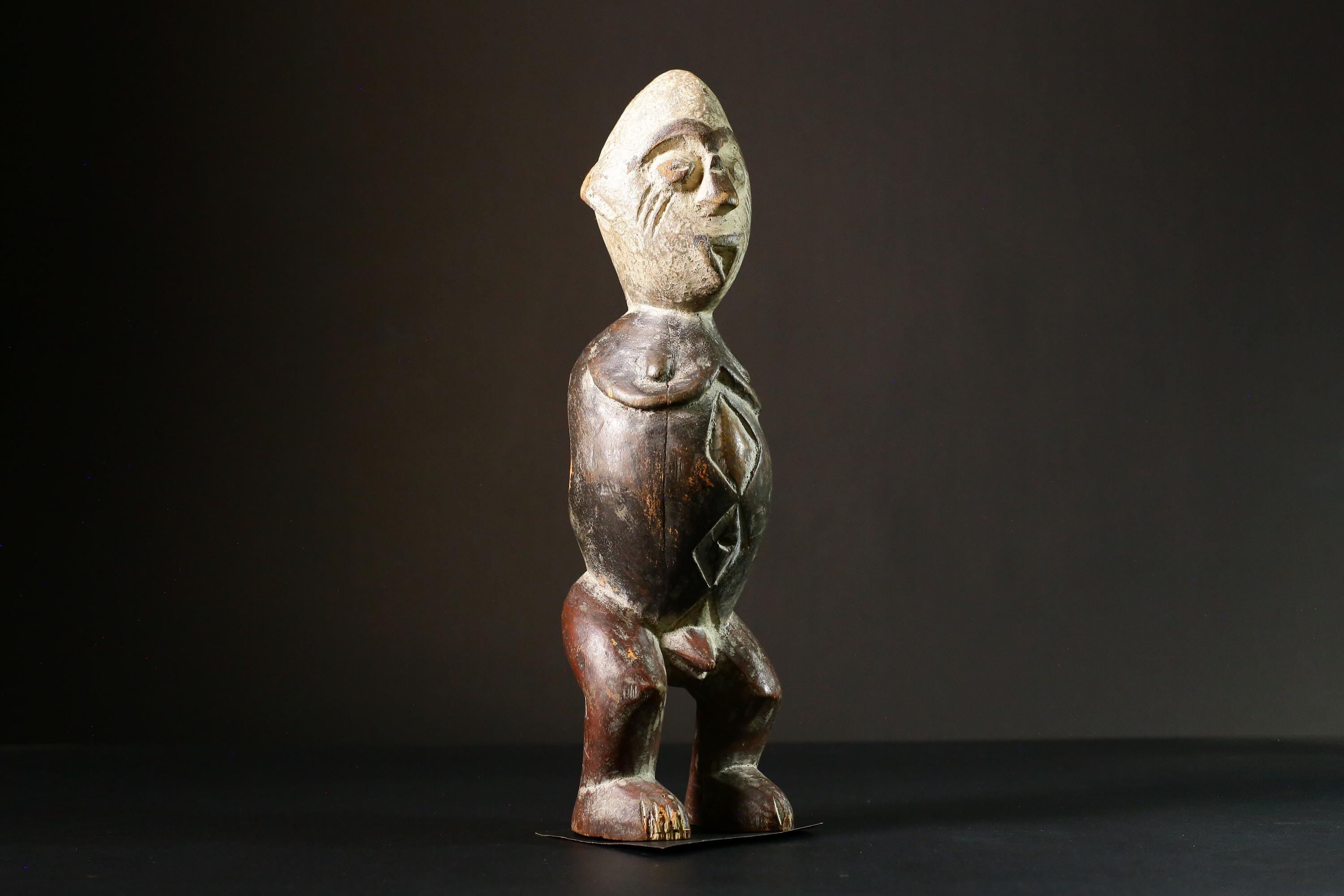 African Tribal Power Figure Igbo Kongo Tribal Power Figure African Unique Cultural Art Statue Vintage Decor 6520