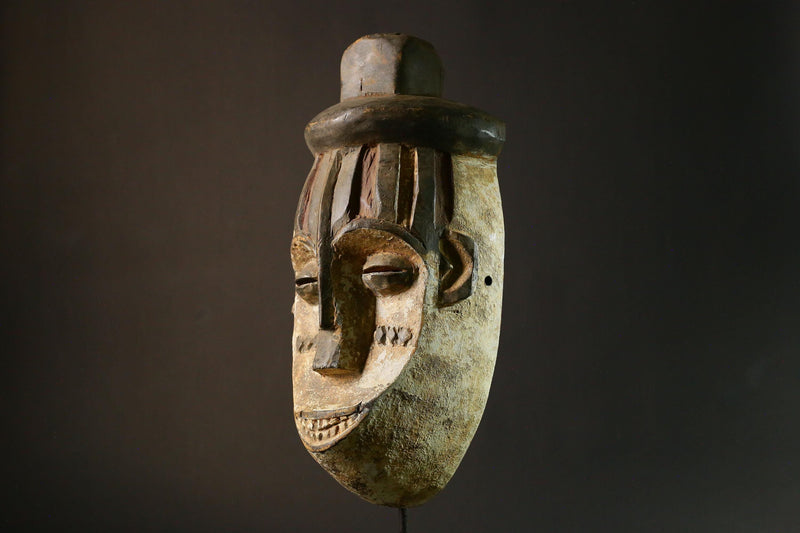 African mask Hand Igbo Maiden Spirit Mask African Tribal Wood Art Unique Cultural Collectible Decor Piece 6537