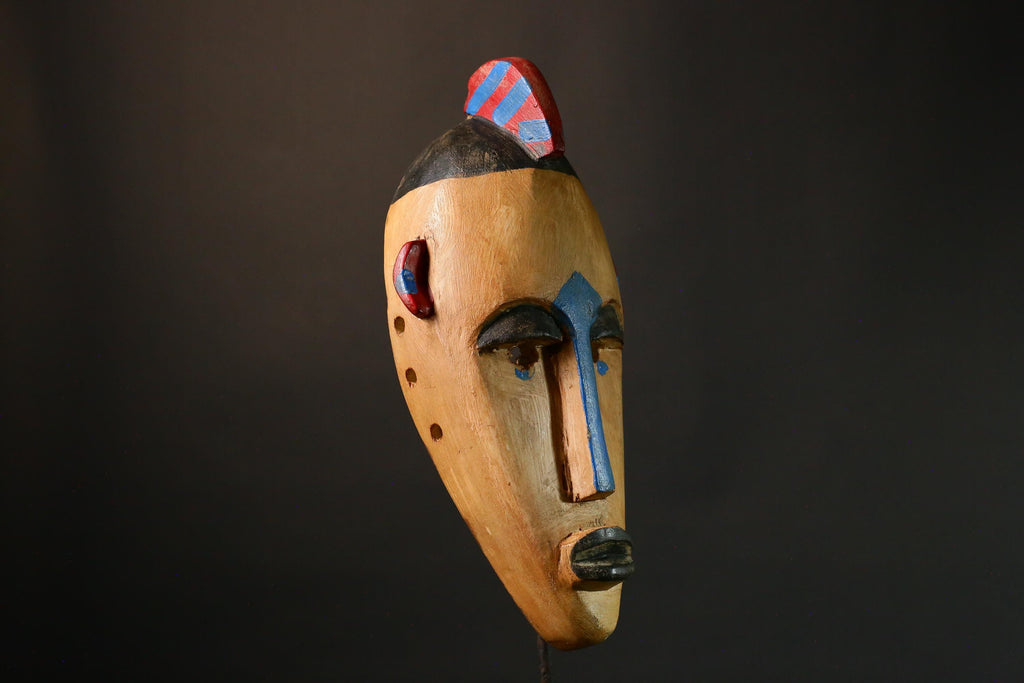 African mask Antique Handcrafted Wooden African Dance Mask Bambara Tribal Art Unique Home Decor G3443