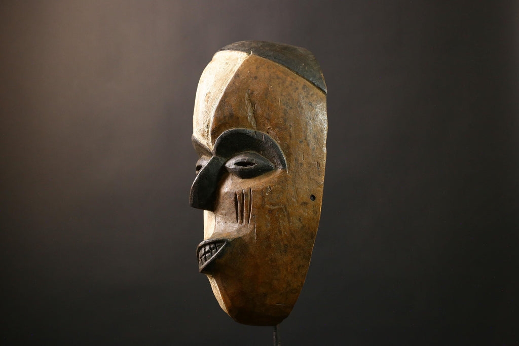 African Stool Handcrafted Igbo Tribal Art Sculpture - Unique Home Decor, Spirit Symbol, Ethnic Art, Cultural Collectible Piece -6745