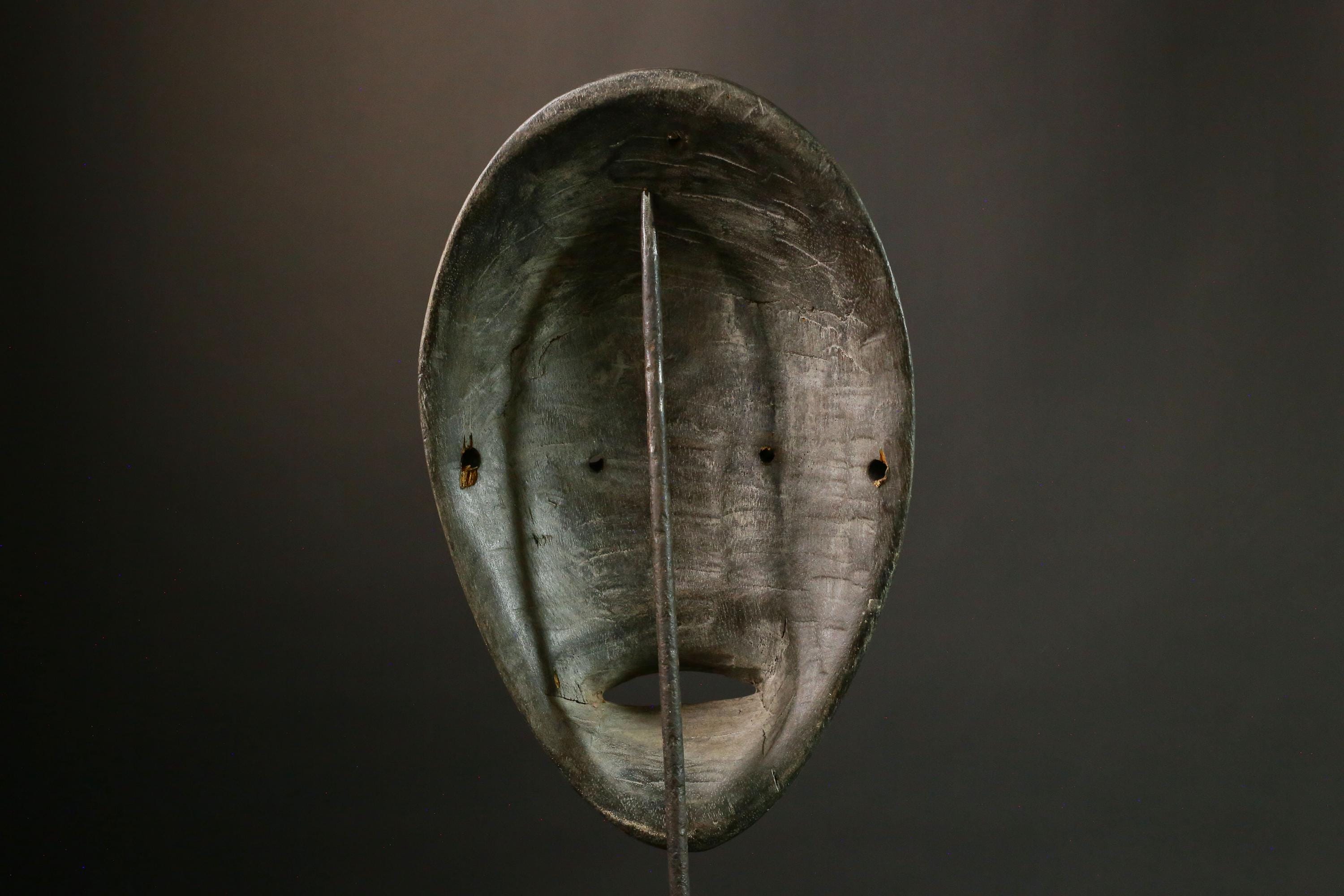 African Tribal Handcrafted African Tribal Wall Mask, Authentic Wooden Art, Cultural Collectible Decor, Unique Ethnic Gift - G1870