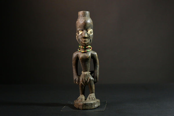 African sculpture Yoruba African Tribal Art, Unique Wooden Carved Statue, Handcrafted Sculpture Decor - 6557