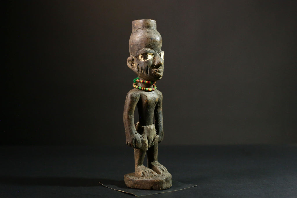 African sculpture Yoruba African Tribal Art, Unique Wooden Carved Statue, Handcrafted Sculpture Decor - 6557