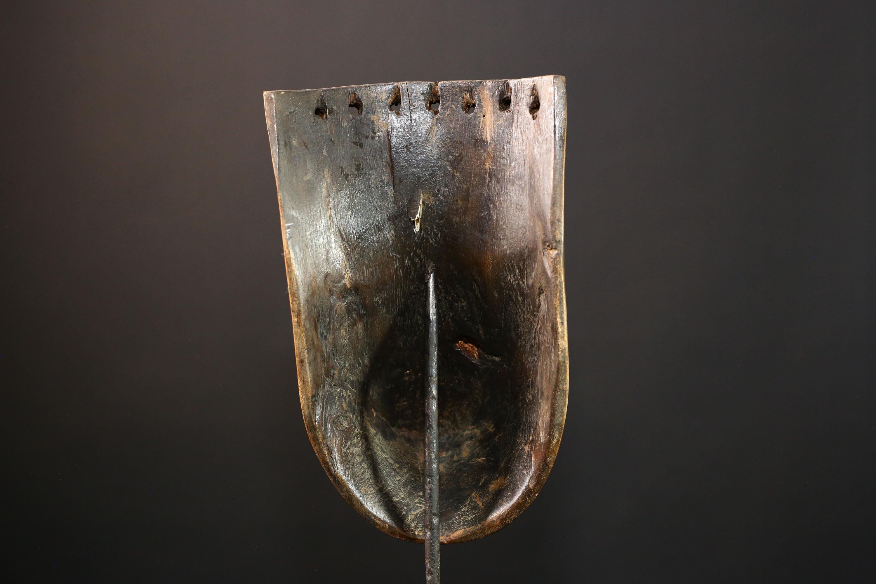 African Mask Handcrafted Makonde Art - Unique Wooden Sculpture, Authentic Tribal Decor for Home, Wall Art Collectors and Enthusiasts -G3692