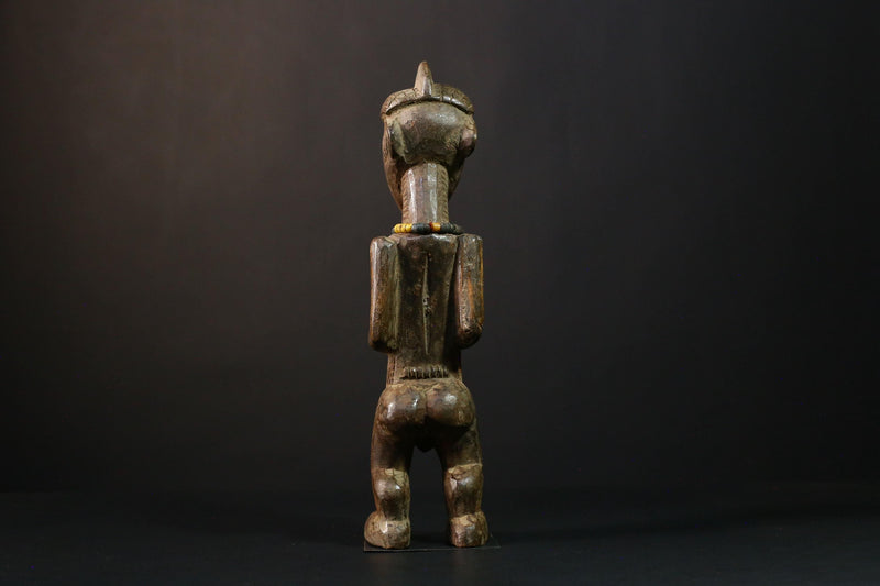 African Voodoo Sculpture - Luba Handcrafted Tribal Art Figurine - Unique Collectible Decor for Home and Spiritual Art Display-G3734