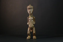 African Voodoo Sculpture - Luba Handcrafted Tribal Art Figurine - Unique Collectible Decor for Home and Spiritual Art Display-G3734