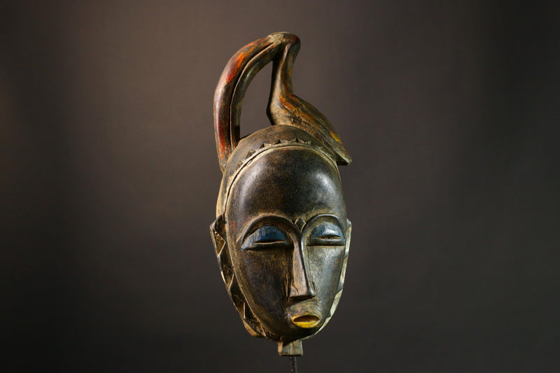 African mask Authentic Guro Style Tribal Mask Unique Cultural Collectible Art Perfect for Home Decor and Gifts-G1882