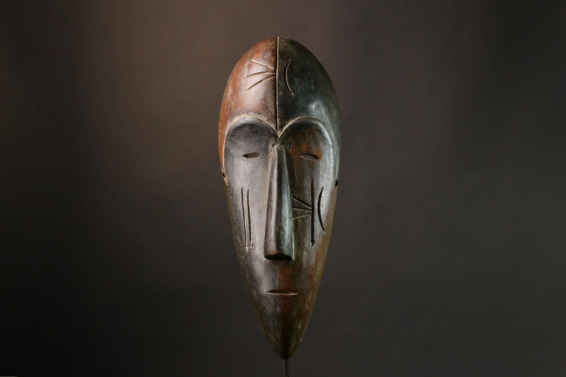 African mask Authentic Ngil Style Fang Mask Unique Wall Decor and Cultural Collectible Art Piece for Your Home-G1881