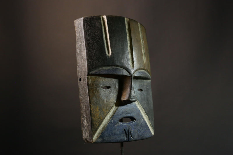 African Masks Large Lega Idimu Mask Unique Bwami Tribal Art for Discerning Collectors and Home Decor- G1879