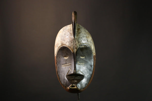 African mask Authentic Fang Ngil Mask | Unique Wall Decor | Handcrafted Art Collectible | Stunning African Cultural Piece - G3541