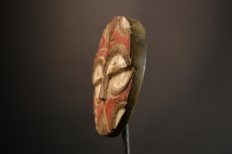 African mask Tribal Face Mask Authentic Bwa Sun Mask Art Handcrafted Mossi Decor from Burkina Faso Unique Cultural Piece - G3548