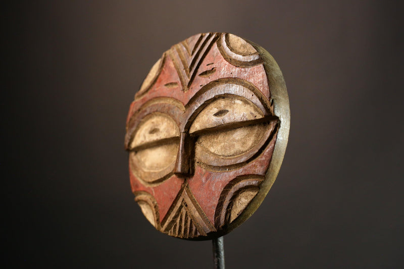 African mask Tribal Face Mask Authentic Bwa Sun Mask Art Handcrafted Mossi Decor from Burkina Faso Unique Cultural Piece - G3548