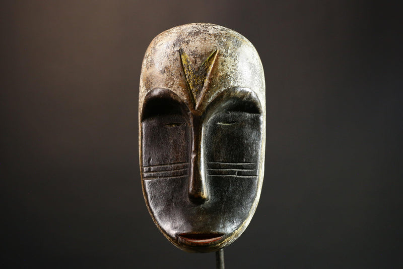 African Fang Tribal Mask and Statue from Cameroon and Equatorial Guinea - Authentic Art for Unique Home Decor and Cultural Connection-G3569