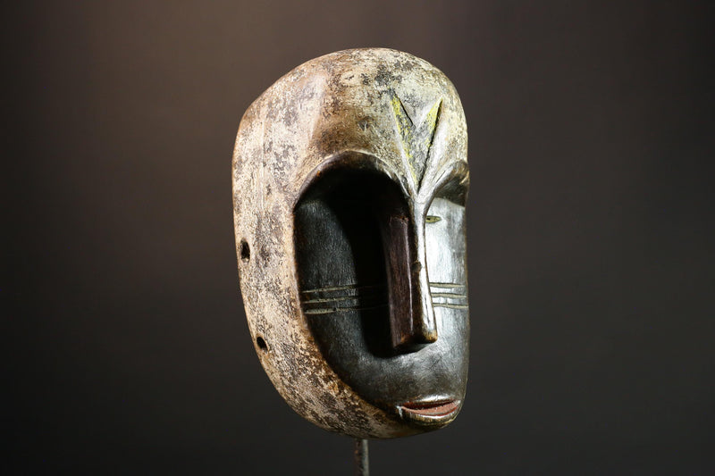 African Fang Tribal Mask and Statue from Cameroon and Equatorial Guinea - Authentic Art for Unique Home Decor and Cultural Connection-G3569