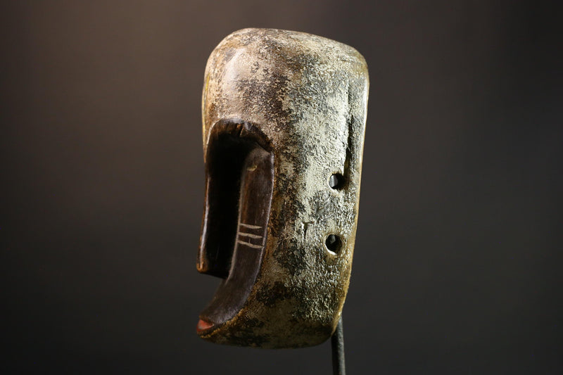 African Fang Tribal Mask and Statue from Cameroon and Equatorial Guinea - Authentic Art for Unique Home Decor and Cultural Connection-G3569