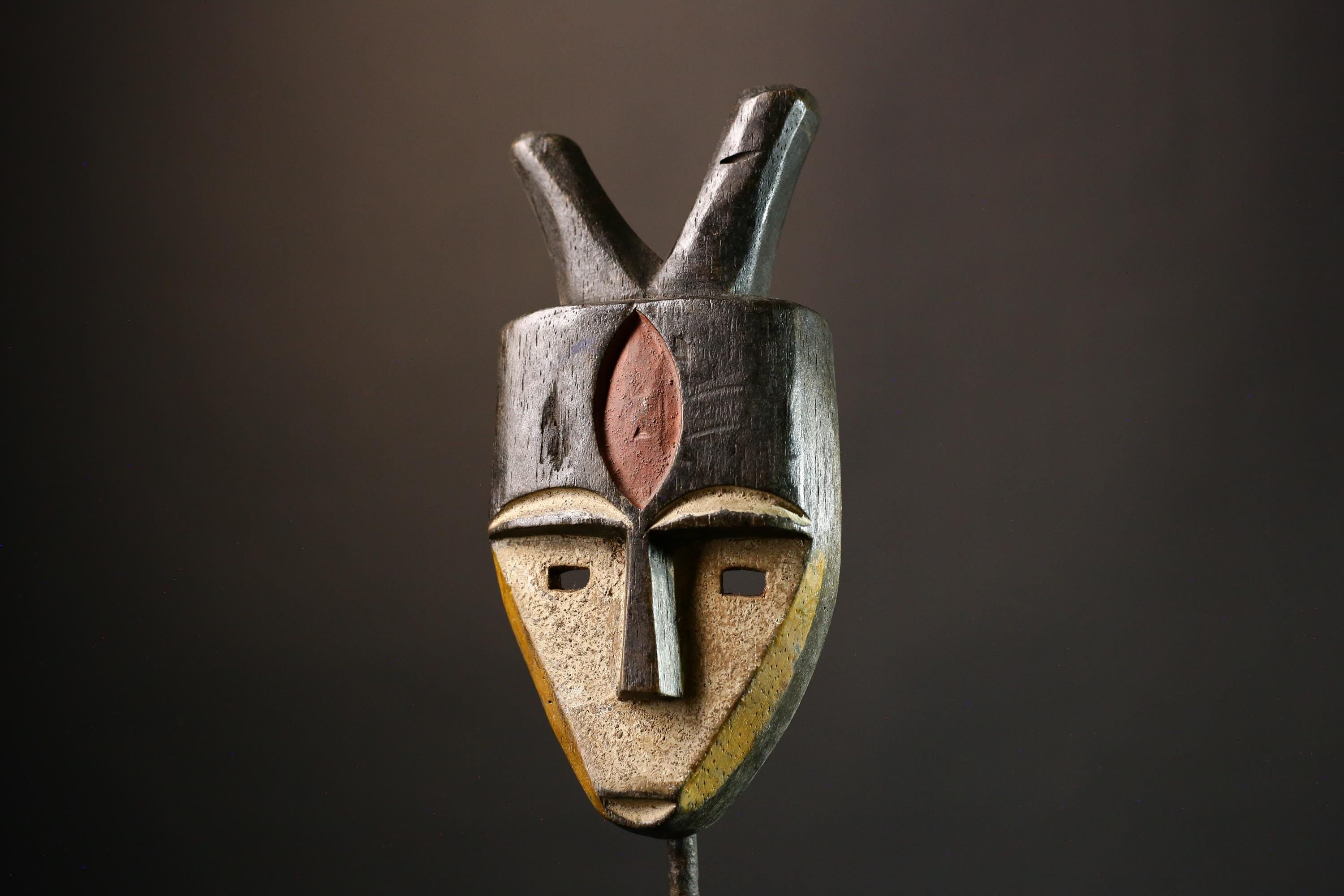 African Exquisite Fine Eastern Pende Mask | Unique Art from Democratic Republic of Congo | Collectible Decor-G3564