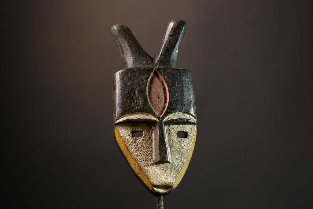 African Exquisite Fine Eastern Pende Mask | Unique Art from Democratic Republic of Congo | Collectible Decor-G3564