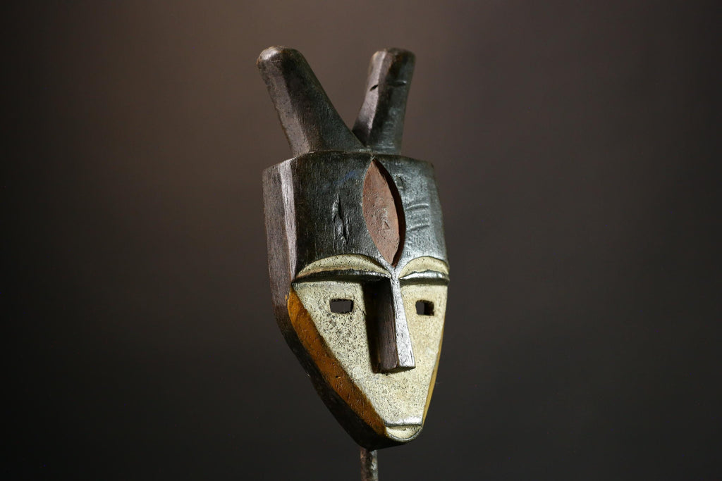 African Exquisite Fine Eastern Pende Mask | Unique Art from Democratic Republic of Congo | Collectible Decor-G3564